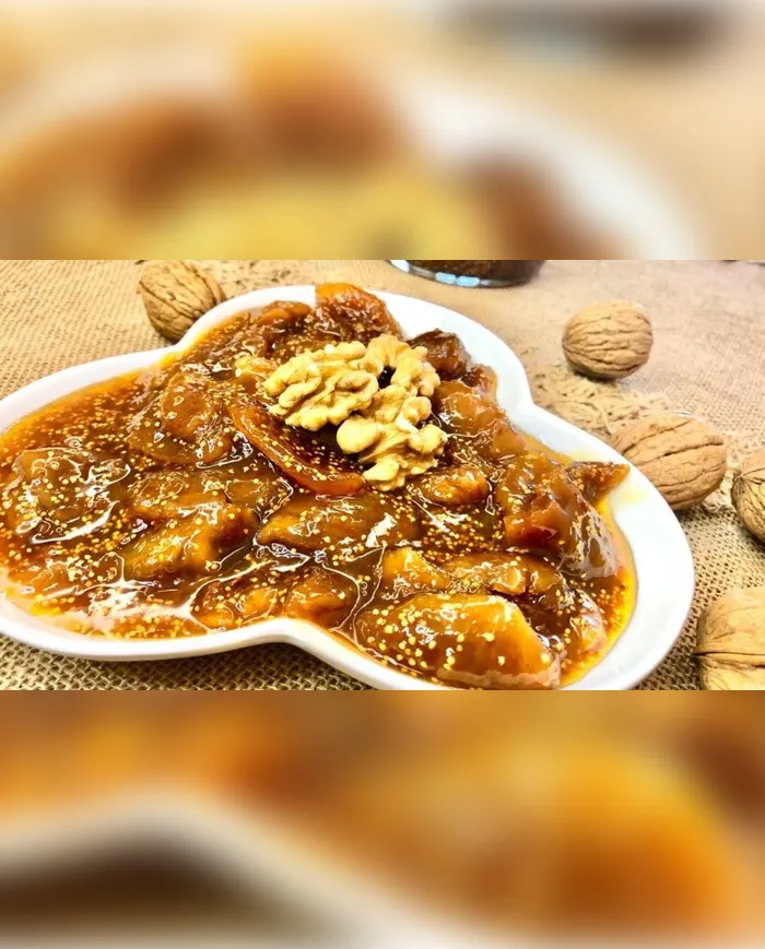 1 KG El Yapımı Cevizli Kuru İncir Reçeli