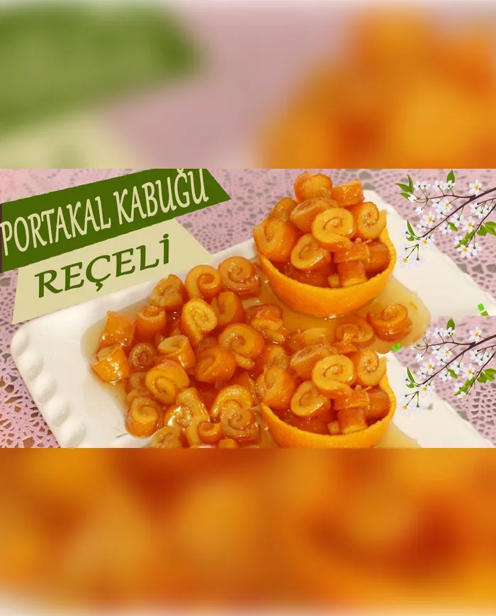 1 KG El Yapımı Portakal Kabuğu Reçeli
